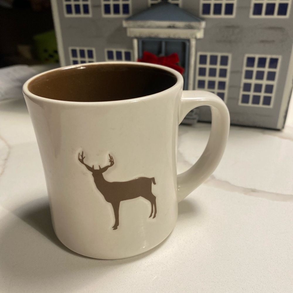 Starbucks || Stag Embossed Deer Buck Coffee Mug Cup